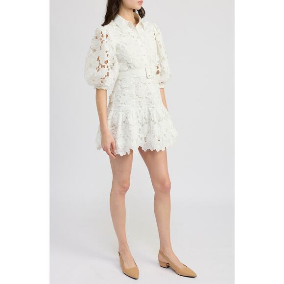 TUCKERNUCK EN Saison Ottis Floral Cutwork Minidress NWT Size Small - Picture 9 of 11